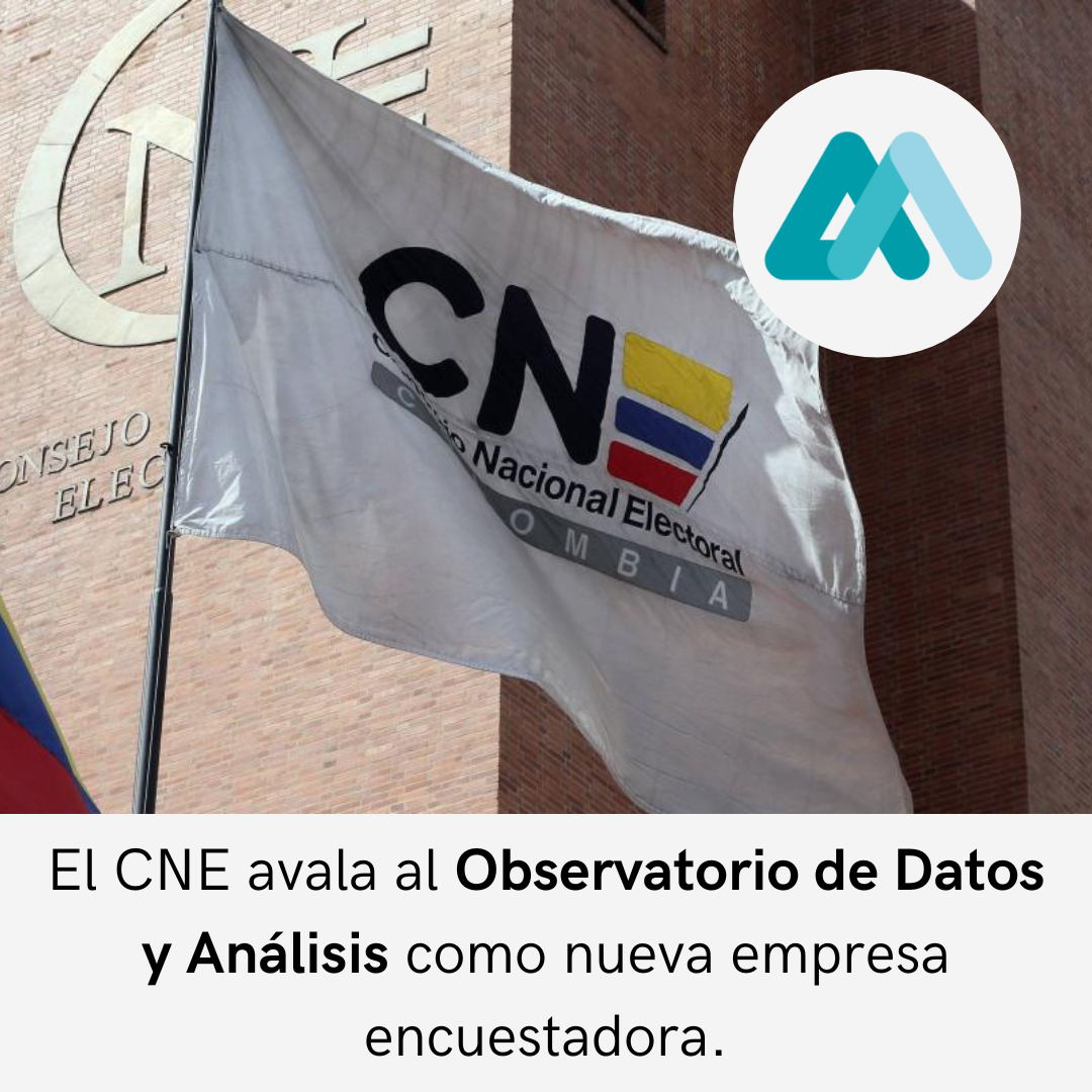 El CNE avala al Observatorio de Datos y Análisis como nueva empresa encuestadora